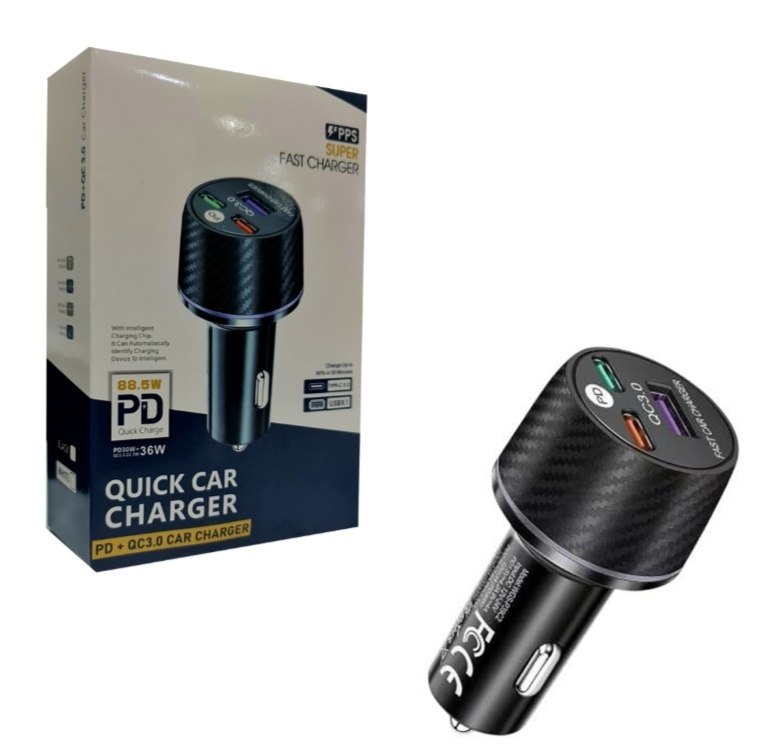 شارژر فندکی 30W مدل PD