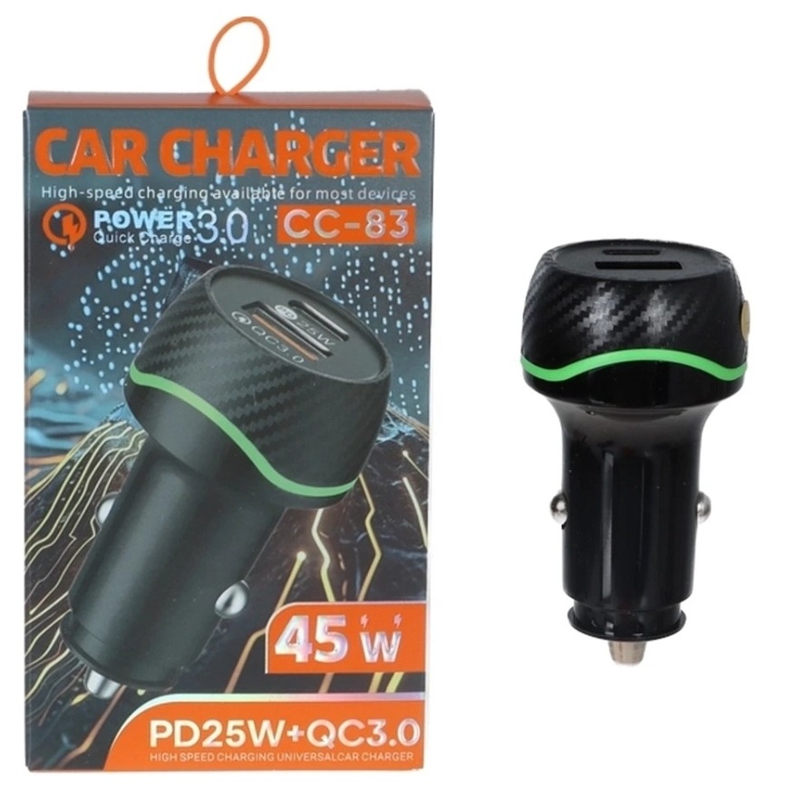 شارژ فندکی فست و PD مدل CC83