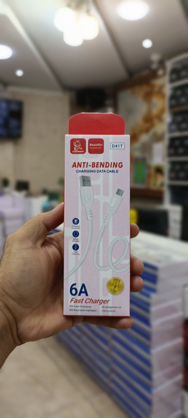 کابل شارژ تایپ سی DENMEN مدل D41T