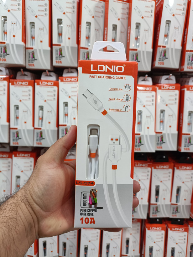 کابل شارژ تایپ سی LDNIO مدل LS-574