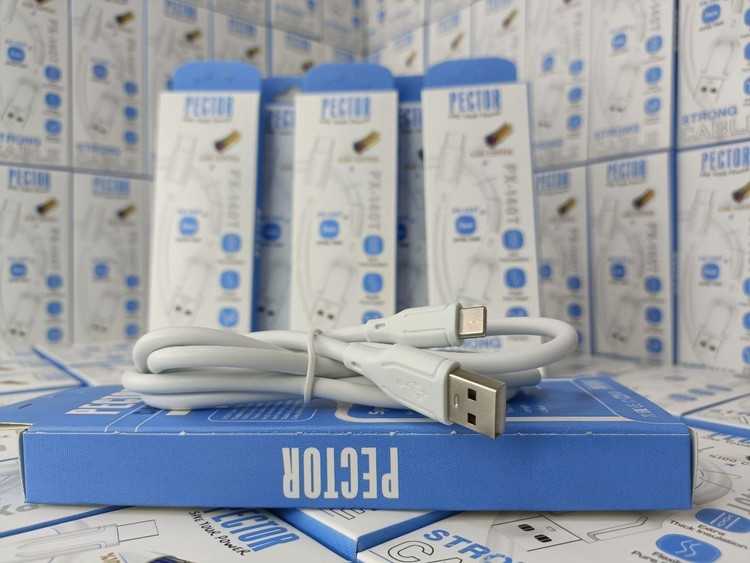 کابل شارژ تایپ سی PECTOR مدل PX-140