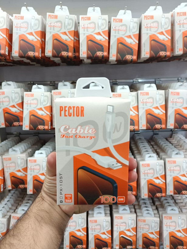 کابل شارژ تایپ سی PECTOR مدل PX-105T