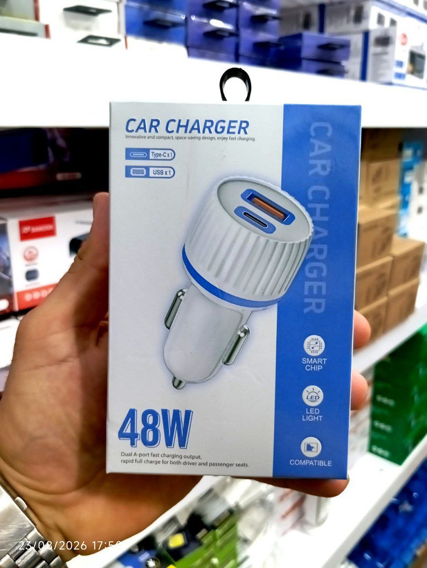 شارژر فندکی 48 وات مدل CAR-19