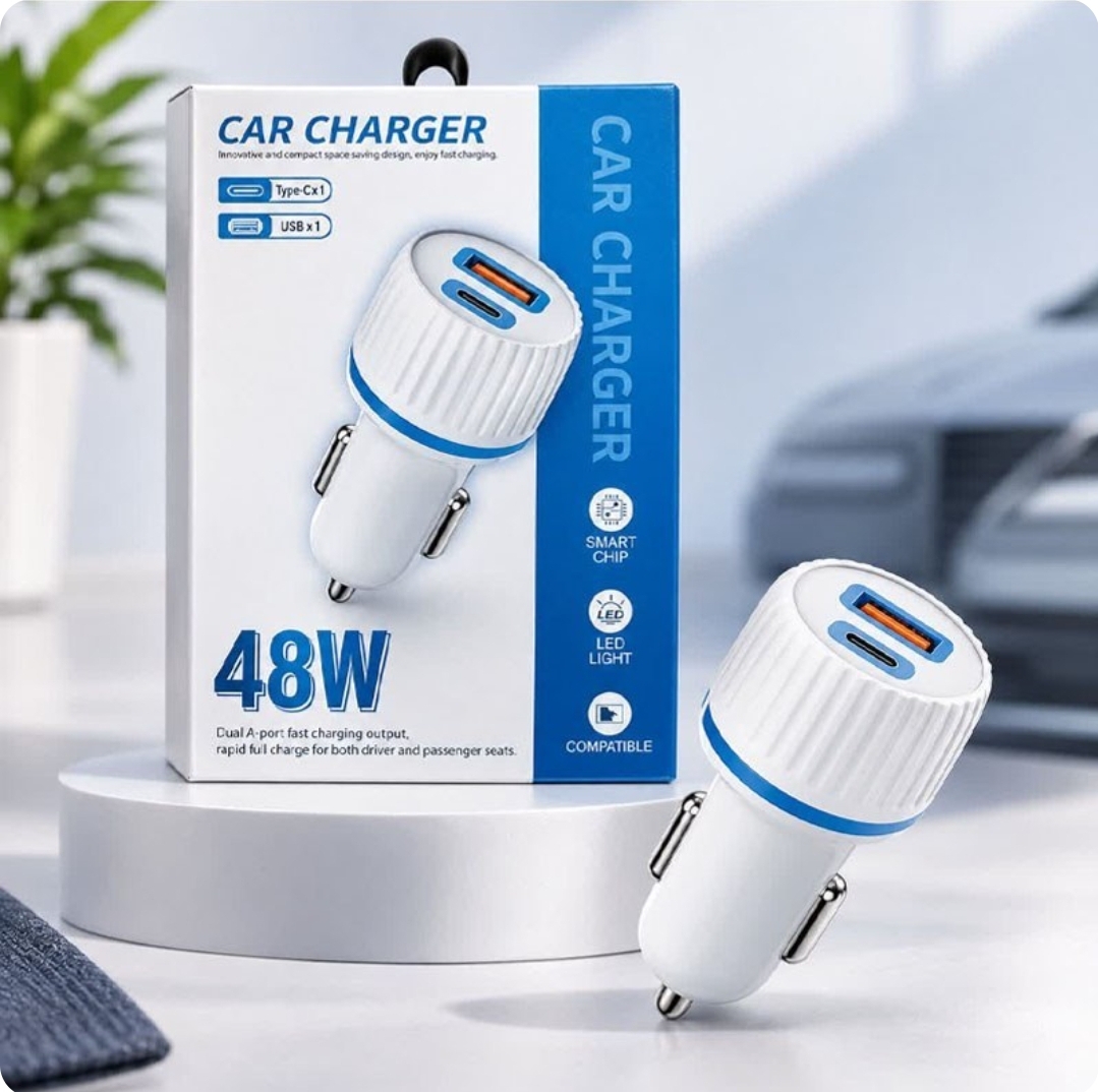 شارژر فندکی 48 وات مدل CAR-19